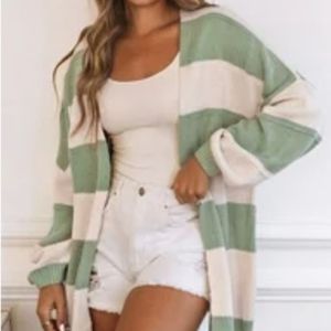 Brand new colorblock cardigan
